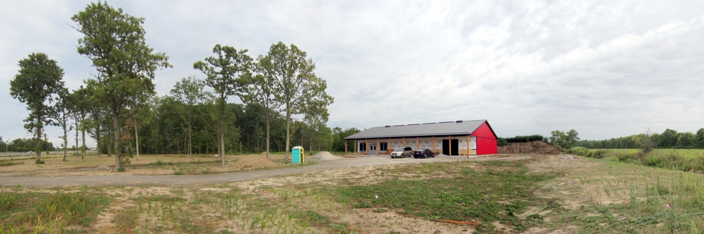 The Barn almost complete Aug 2013